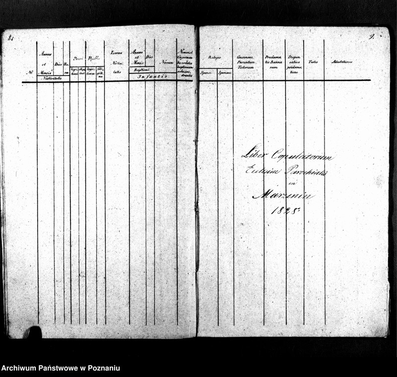 Obraz 7 z jednostki "Libri metrices baptisatorum, desponsatorum, mortuorum"