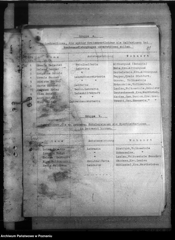 Obraz 15 z jednostki "Fortbildung der Lehrkräfte für Leibeserziehung"