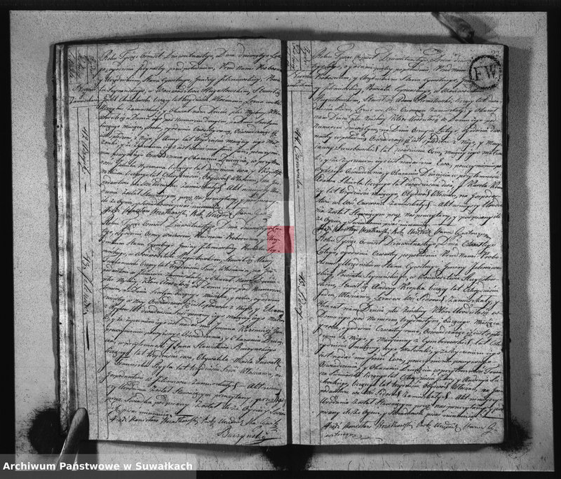 Obraz 14 z jednostki "Akta Urzędnika Stanu Cywilnego Urodzonych w Gminie Jeleniewskiey, od Dnia 1-go Miesiąca Stycznia 1819 do ostatniego Grudnia tegoż Roku."