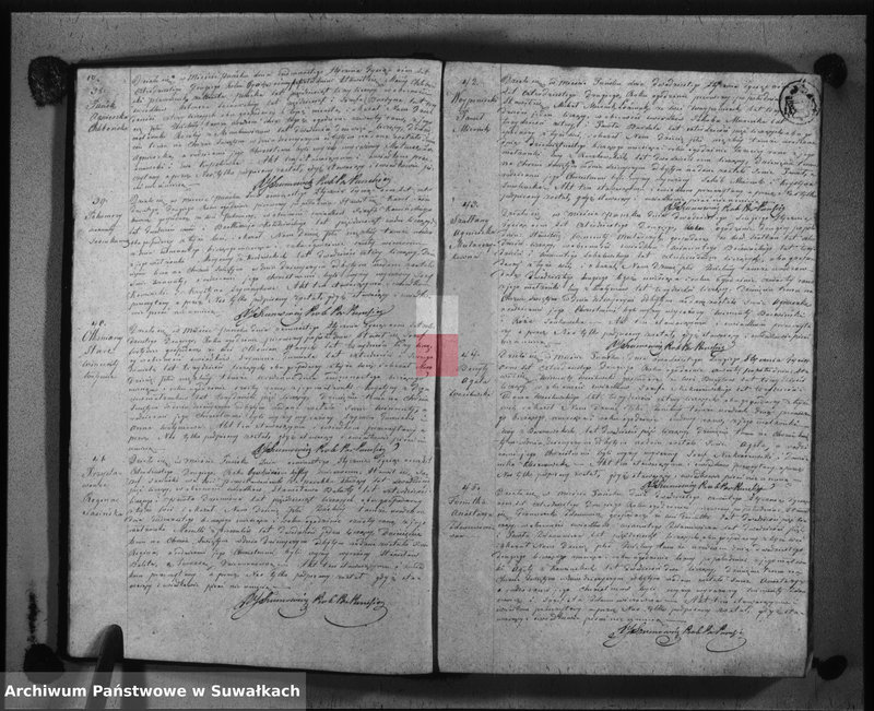 Obraz 8 z jednostki "Księga duplikat urodzonych, zaślubionych i umarłych w parafii puńskiey roku 1842"