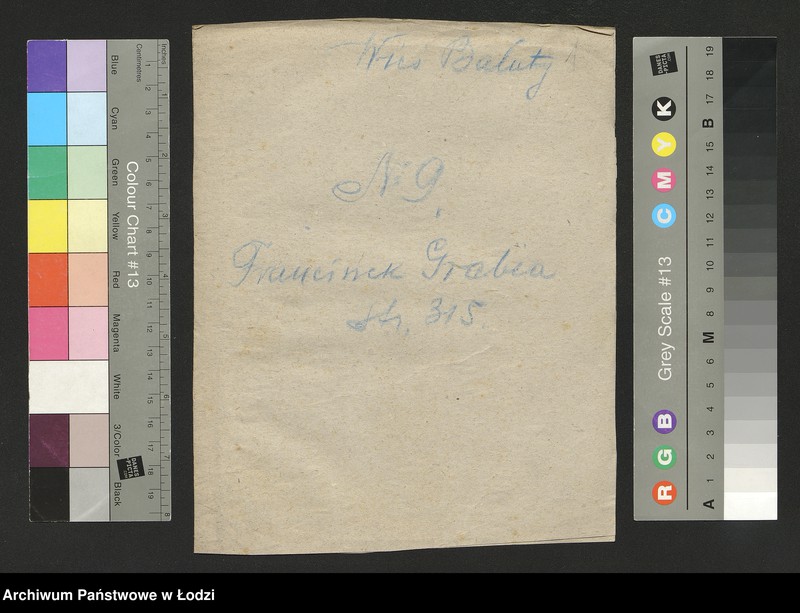 Obraz 3 z jednostki "Dowody metrykalne stałych mieszkańców wsi Bałuty nr domu 9-17"