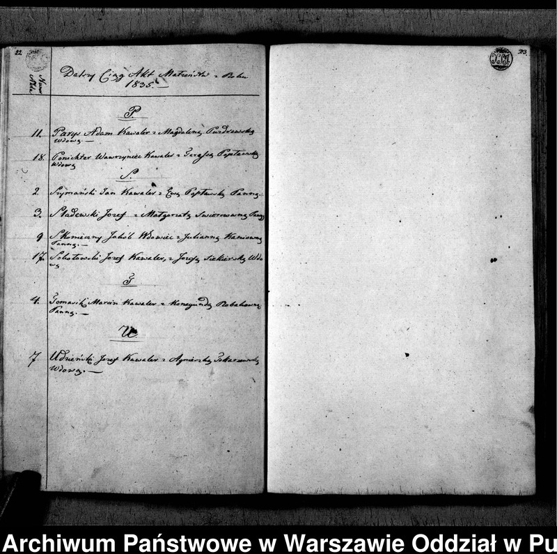 image.from.unit.number "Akta urodzeń, małżeństw i zgonów"