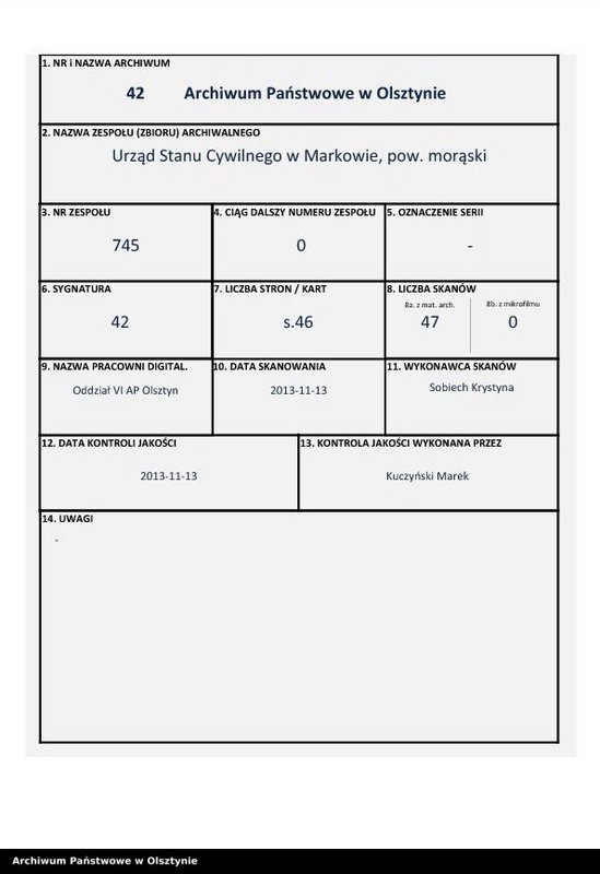 image.from.unit.number "Heiraths-Neben-Register Nr 1 - 22"