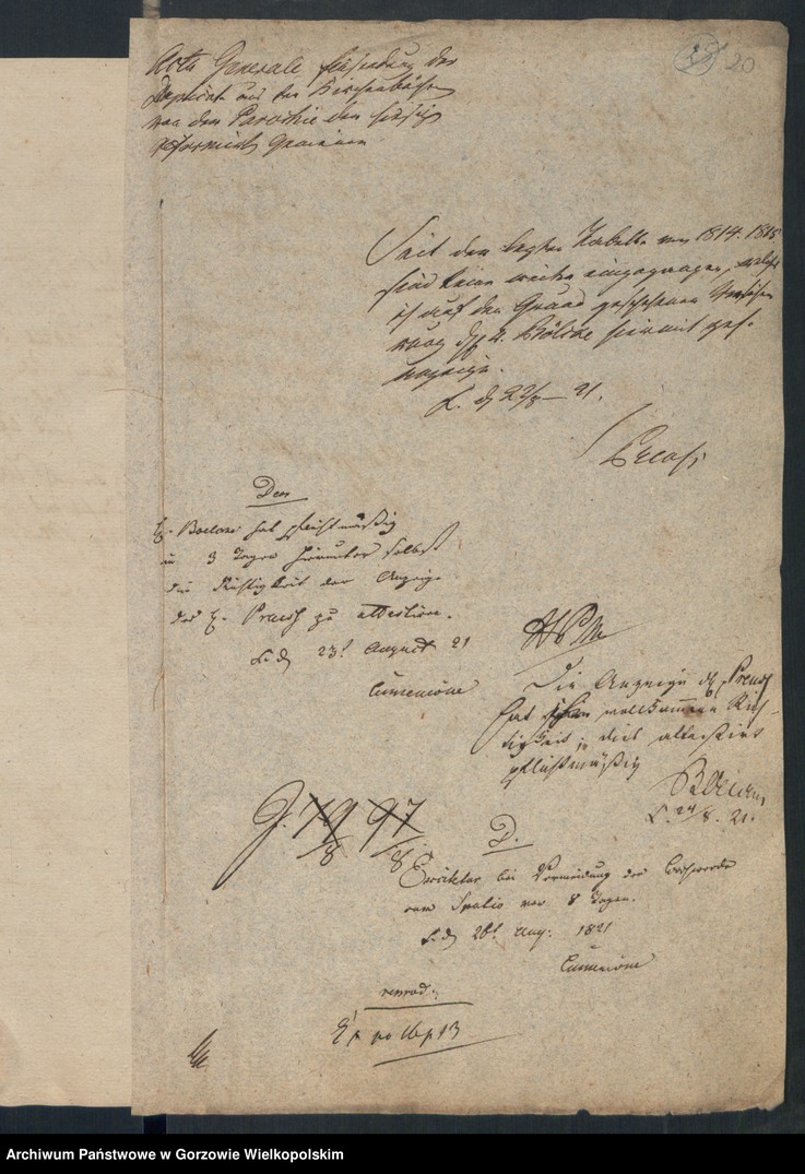 image.from.unit.number "Duplikate der Reformierte Gemeinde zu Landsberg an der Warthe (zawiera także: Miltäir für die Garnison 3 und 4 Escadron des III Dragoner Regiment, 3 Bataillons des 14 Landwehrregiment, 3 Brigade z lat 1833-1848)"