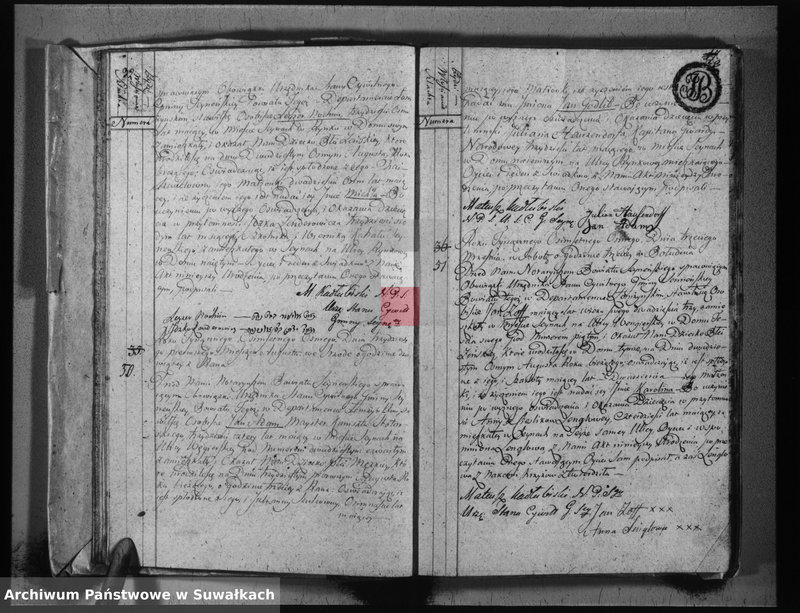 image.from.team "Akta stanu cywilnego parafii rzymskokatolickiej w Sejnach"