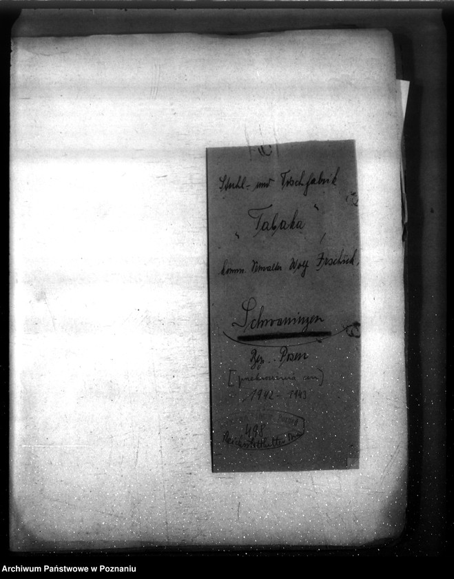 Obraz 4 z jednostki "Stuhl- und Tischfabrik "Tabaka" - Schwaningen (Swarzędz), przekroczenia cen"