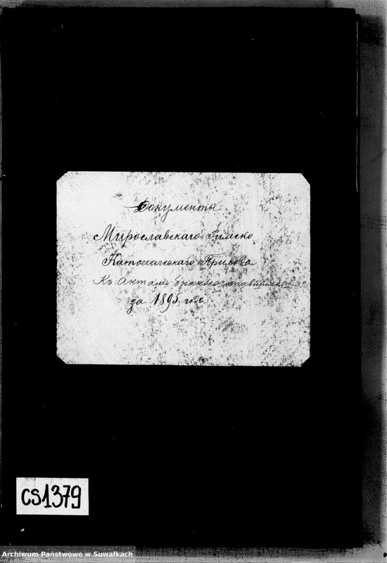 image.from.unit.number "Dokumenty Miroslavskago Rimsko-Katoličeskago Prichoda k aktam brakosočetavšichsja za 1895 god"