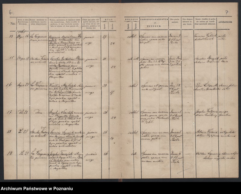 Obraz 6 z jednostki "Księga małżeństw"