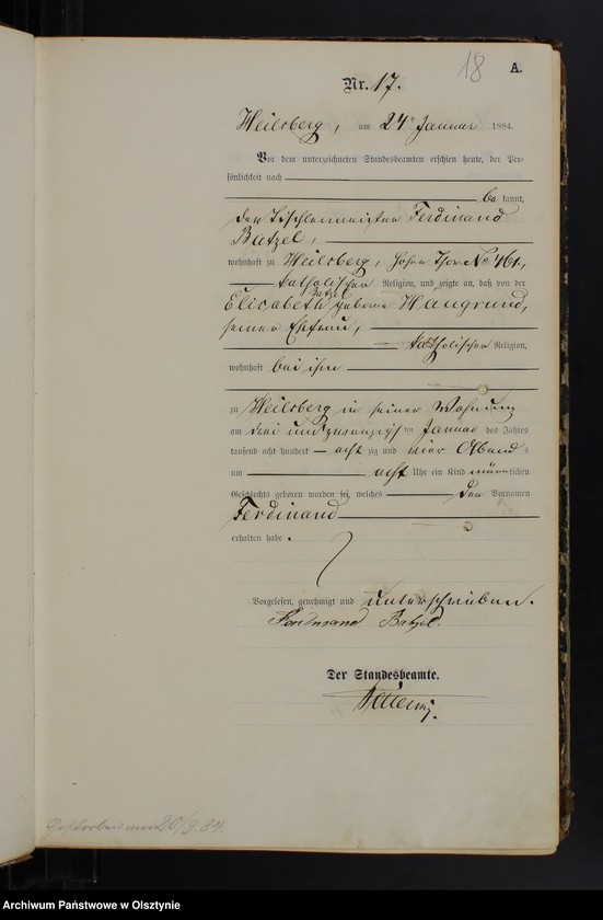 image.from.unit.number "Geburts-Haupt-Register Nr 1 - 201"