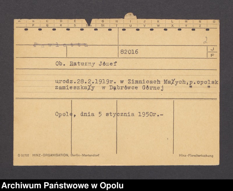 Obraz 4 z jednostki "[Janytzek Stefen, Heine]"