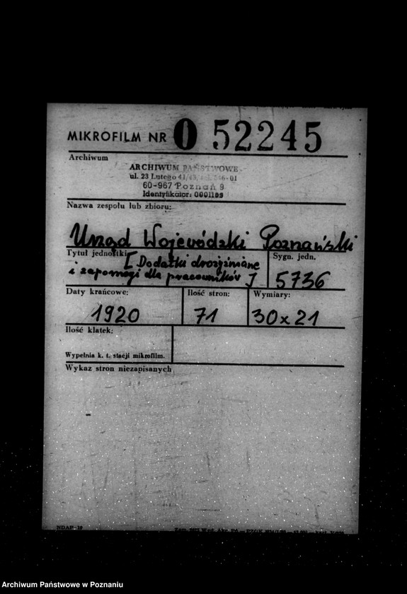 Obraz 2 z jednostki "/Dodatki drożyźniane i zapomogi dla pracowników/"