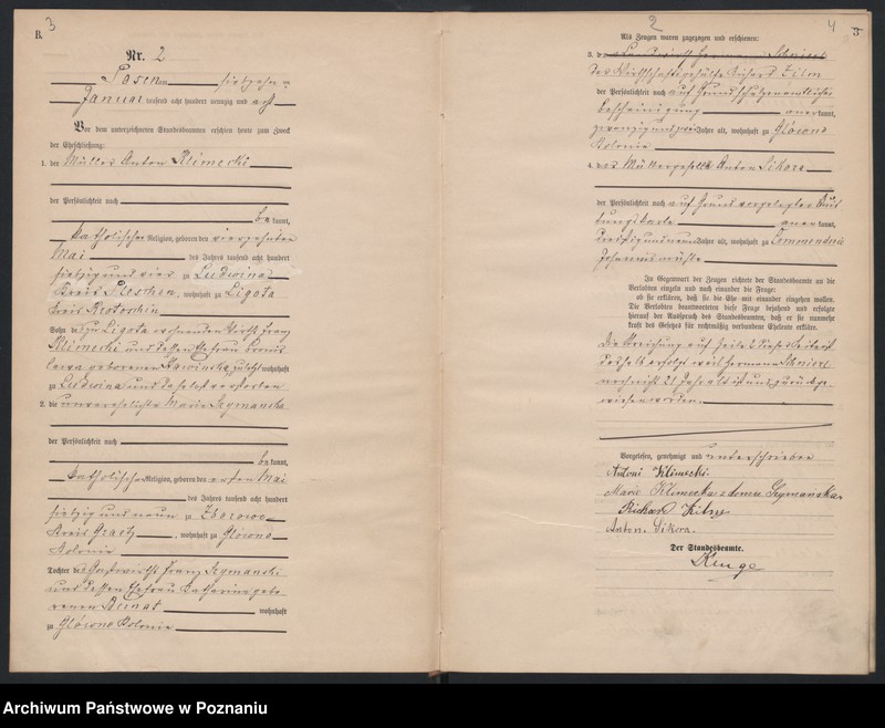 Obraz 4 z jednostki "Księga małżeństw"