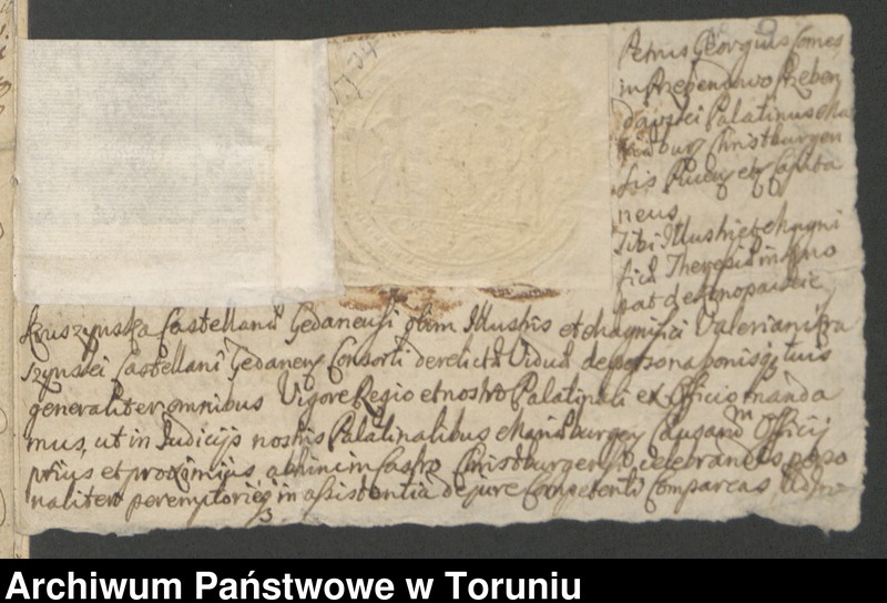 image.from.unit.number "Teresa z Konopackich Kruszyńska, kasztelanowa gdańska-akta procesowe przeciw księdzu Stanisławowi Białochoskiemu (Białochowski), kanonikowi kijowskiemu"