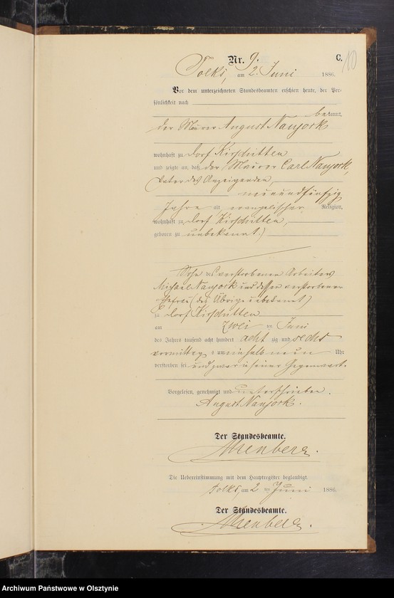 image.from.unit.number "Sterbe-Neben-Register Nr 1 - 19"