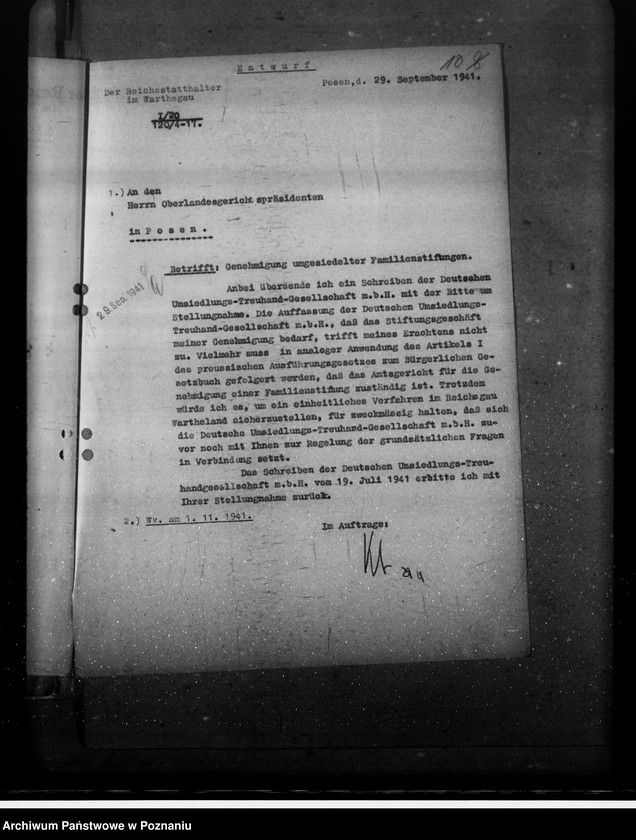 Obraz 14 z jednostki "Wiedererrichtung von ehemaligen baltischen Familienstiftungen"