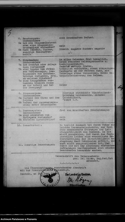 Obraz 9 z jednostki "Abordnung und Versetzung der Beamten"