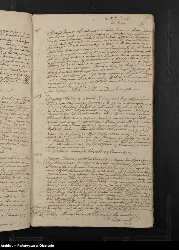 image.from.unit.number "Akta Urodzenia, Zeyścia y Małżeństw Gminy Janowskiey Obwodu Przasnyskiego Wojewodztwa Płockiego za Rok 1834"