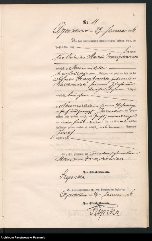 Obraz 14 z jednostki "Księga urodzeń"