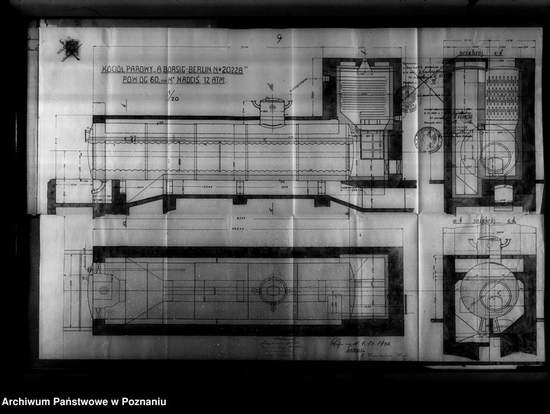 Obraz 13 z jednostki "Gorzelnia parowa dr Wizy majętność Sędziwy powiat szamotulski nr woj. kotła 1371"