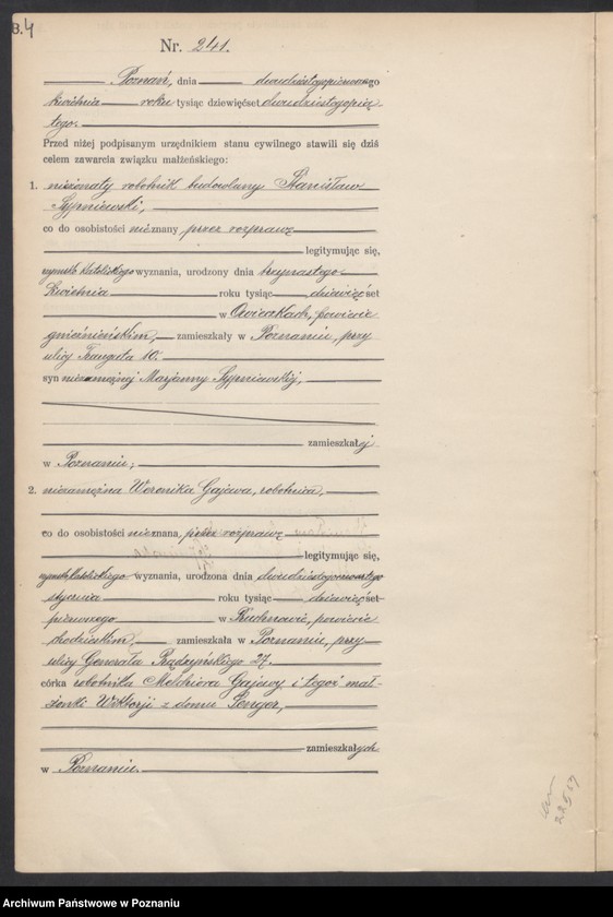 image.from.unit.number "Księga miejscowa małżeństw tom II [Rejestr główny małżeństw]"