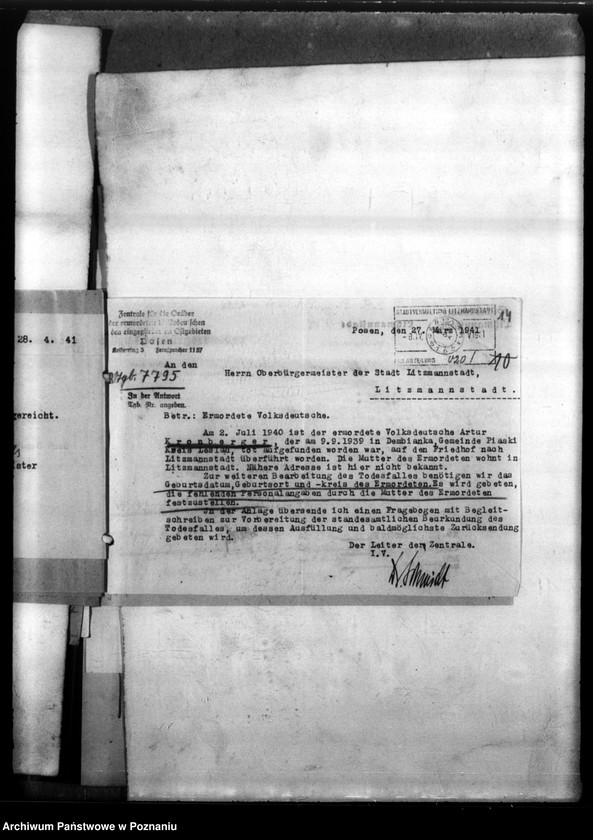 Obraz 18 z jednostki "Arthur Kronberger aus Piaski, Kreis Leslau (Włocławek)"