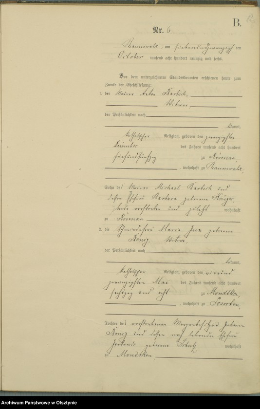 image.from.unit.number "Heiraths-Haupt-Register Nr 1 - 15"