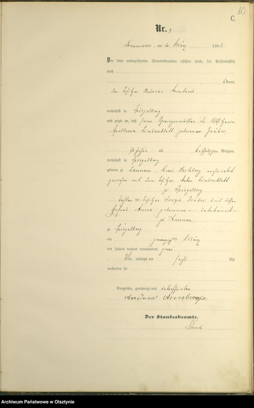 image.from.unit.number "Sterbe-Haupt-Register Nr 1 - 43"