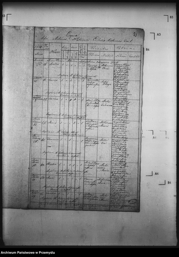 image.from.unit.number "[Kopie ksiąg metrykalnych parafii Roztoka Wielka z filią Krzyżówka (dekanat Muszyna)]"