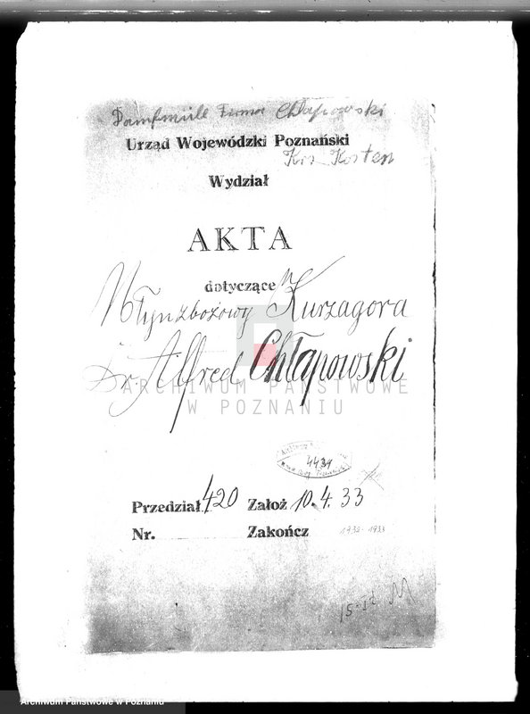 Obraz 4 z jednostki "Budowa młyna parowego w Kurzejgórze własność A. Chłapowski, pow. kościański"