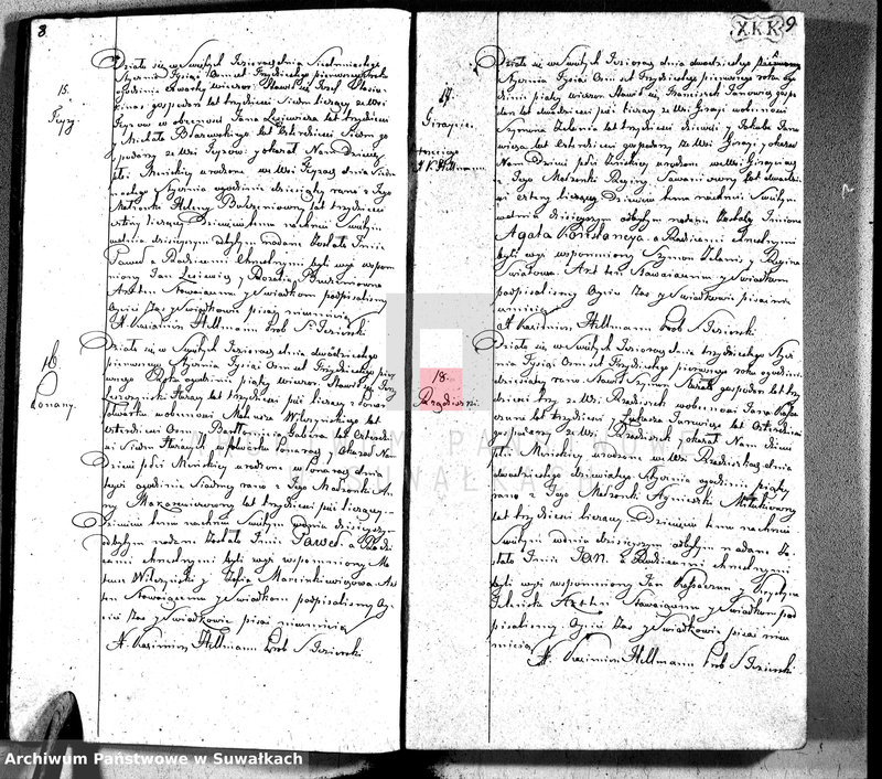 image.from.unit.number "Księga duplikat urodzonych, zaślubionych, zmarłych parafij święto jeziorskiey z roku 1831 od dnia 1-go stycznia do ostatniego grudnia r. B."