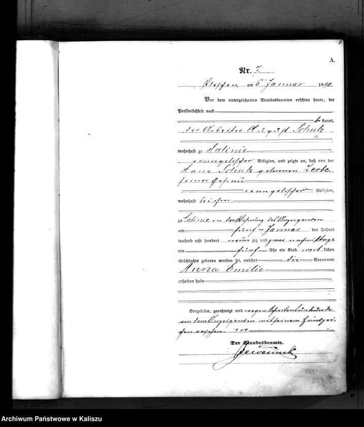 Obraz 10 z jednostki "[Księga urodzeń]"