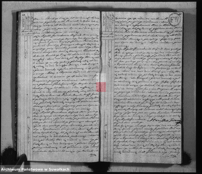 image.from.unit.number "Akta stanu cywilnego urodzonych w gminie seyneńskiey od 1-go stycznia 1813 roku."