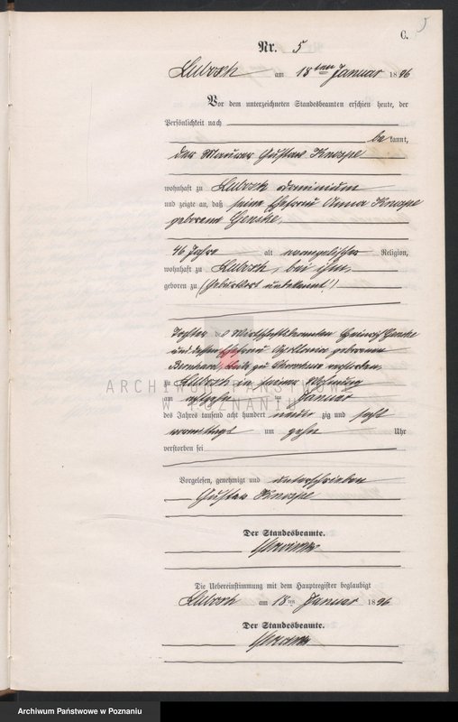 Obraz 8 z jednostki "Księga zgonów"