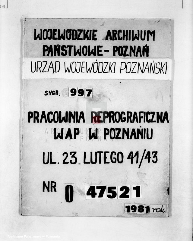 Obraz 1 z jednostki "/Towarzystwo Ogrodu Działkowego im. T. Kościuszki w Poznaniu/"