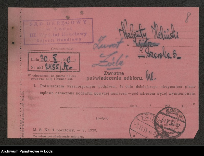 Obraz 10 z jednostki "Walenty Heliński- sprzedaz towarów bednarskich w Zgierzu"