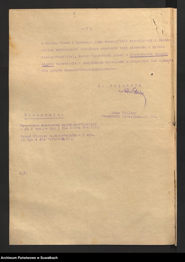 image.from.unit.number "[Zarządzenia i informacje dotyczące działalności komunistycznej i stronnictw chłopskich]"