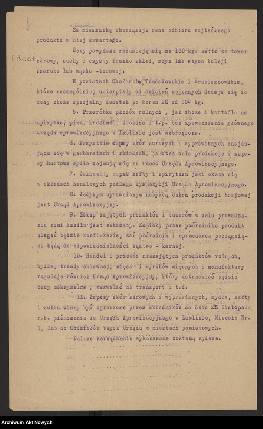 image.from.unit.number "Odpisy postanowień Tymczasowego Rządu Ludowego RP I. Daszyńskiego oraz dekrety przesłane do zatwierdzenia Naczelnikowi Państwa przez Radę Ministrów, pod przewodnictwem J. Moraczewskiego a następnie I. Paderewskiego."