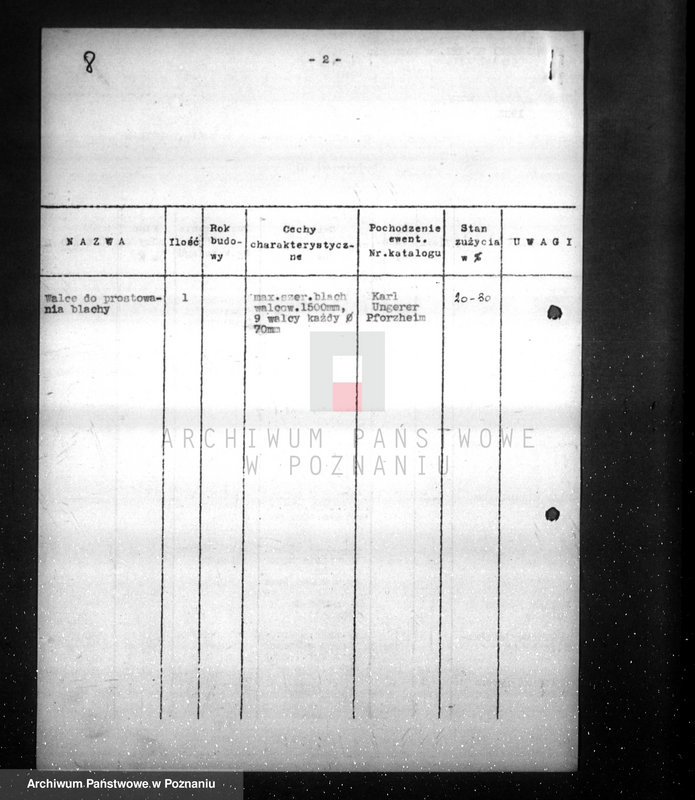 Obraz 12 z jednostki "/Kwestionariusz Fabryki H. Cegielskiego w Poznaniu/"