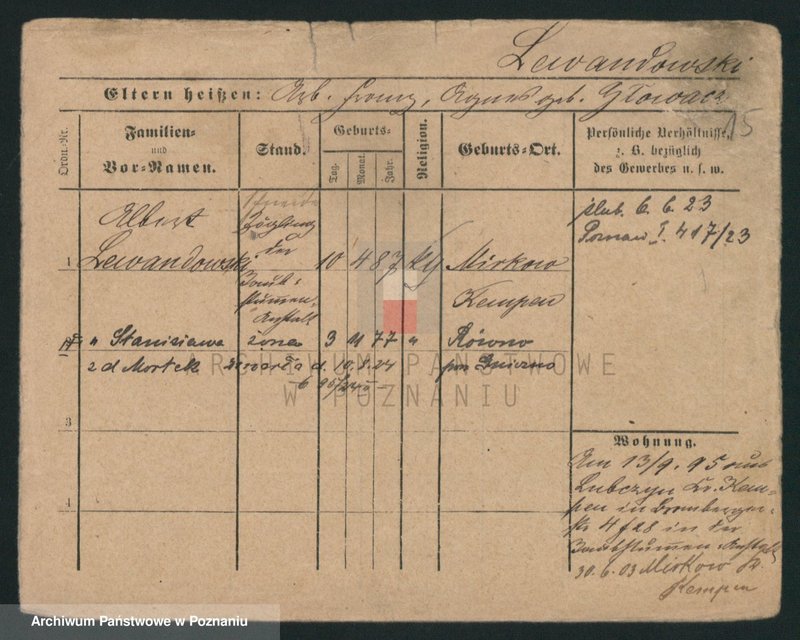 Obraz 15 z jednostki "Lewandowski (żonaci i wdowy)"