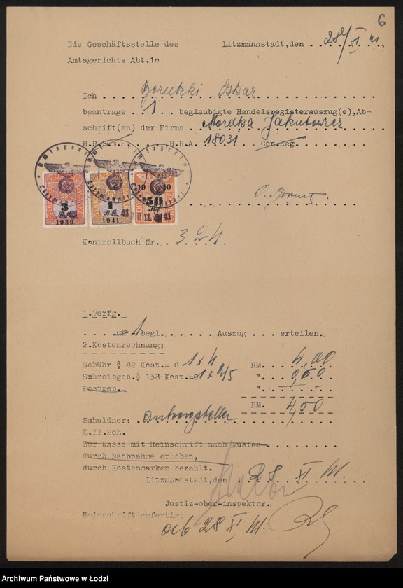 Obraz 8 z jednostki "Mordka Jakubowicz- tkalnia mechaniczna w Zgierzu"