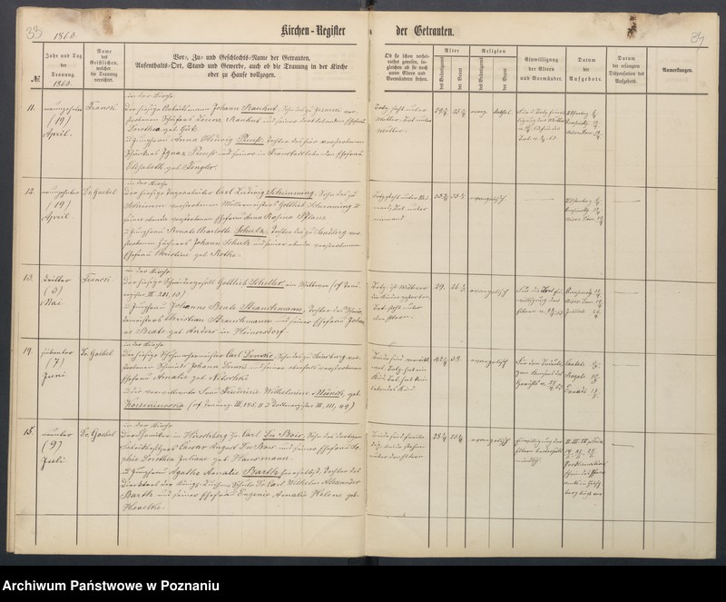 Obraz 20 z jednostki "Duplikat der Taufen, Trauungen, Begräbnisse"