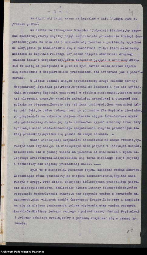 Obraz 6 z jednostki "Koło - Poznań przebieg służby wojskowej Leonarda Dyczaka."