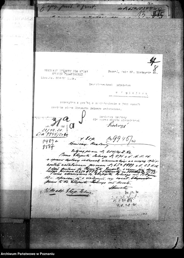 Obraz 12 z jednostki "Sprawy szczegółowo-administracyjne Ministerstwo Rolnictwa sprzedaż sadzonek"