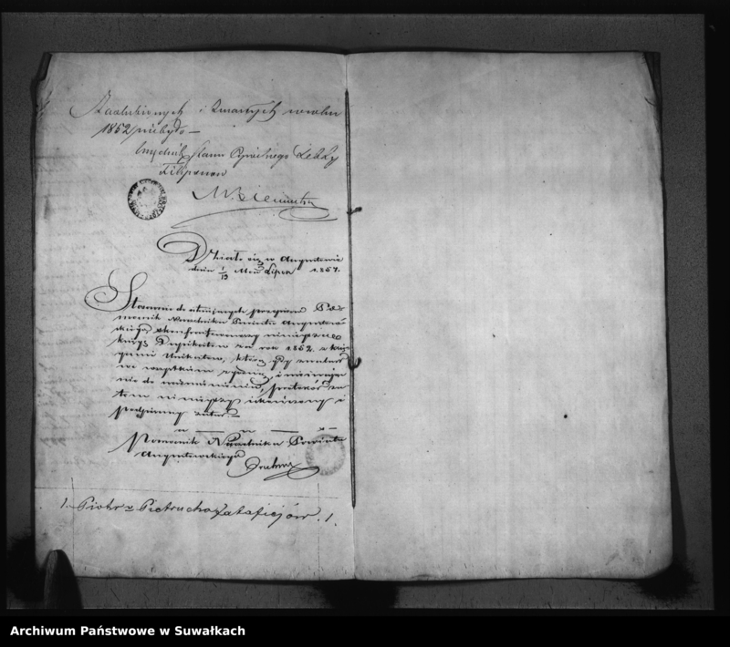 image.from.unit "Duplikat Akt Urodzonych, Zaślubionych i Zmarłych osób wyznania Filipońskiego w Gminie Czostków z roku 1852"