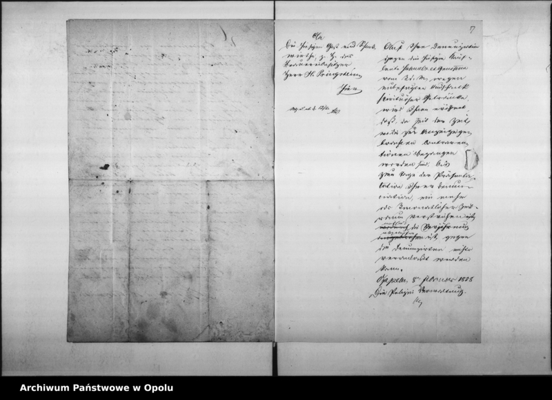 Obraz 9 z jednostki "Acta des Magistrats zu Oppeln betreffend die Beschwerden der Gast und Schankwirthe über die Kaufleute wegen unbefungten Betriebe des Schankgewerbes"