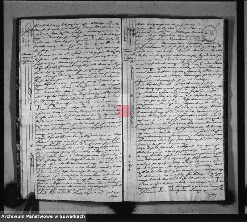 image.from.unit.number "Akta stanu cywilnego zeszłych w gminie seyneńskiey od 1-go stycznia 1815 roku."