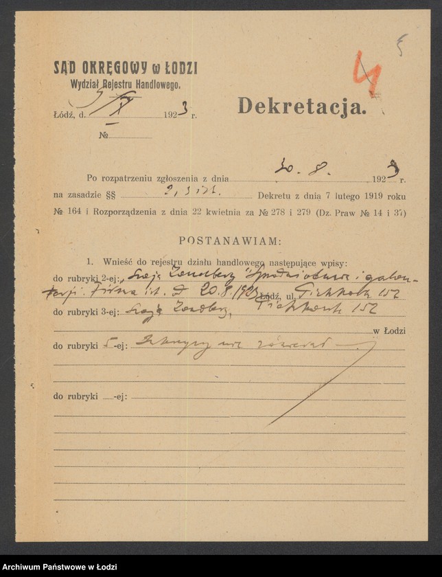 Obraz 7 z jednostki "Szaja Landberg- sprzedaż obuwia i galanteri"