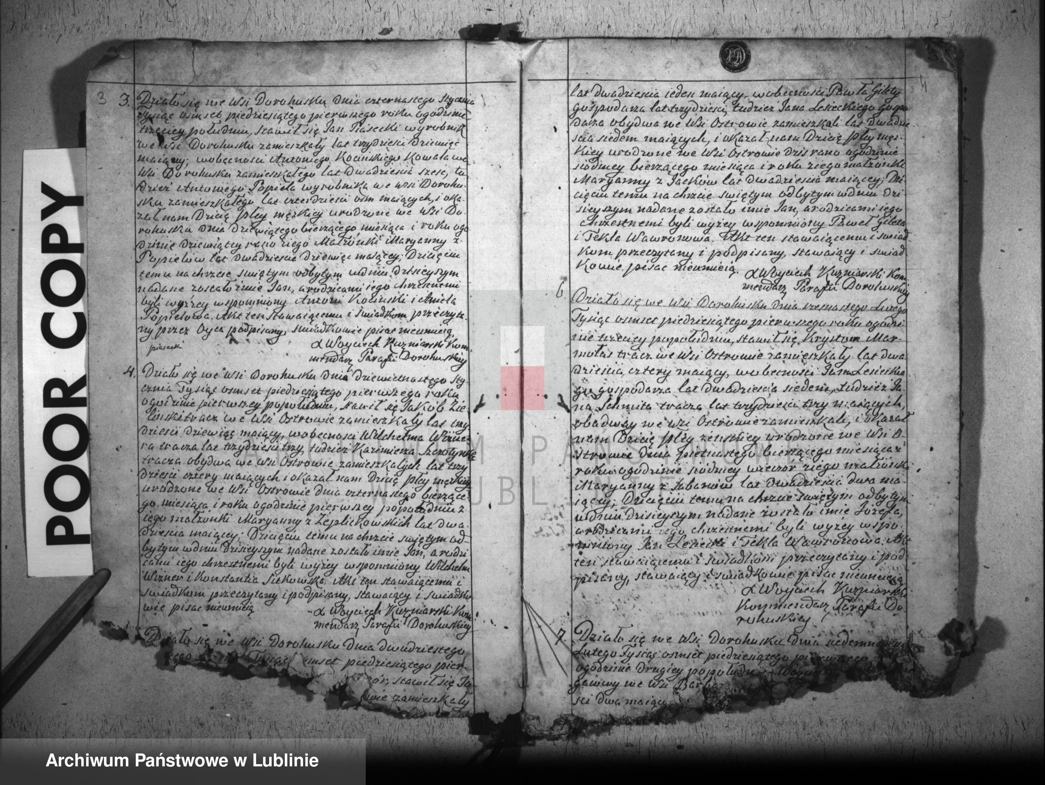 Skan z jednostki: Księga urodzeń, małżeństw i zgonów