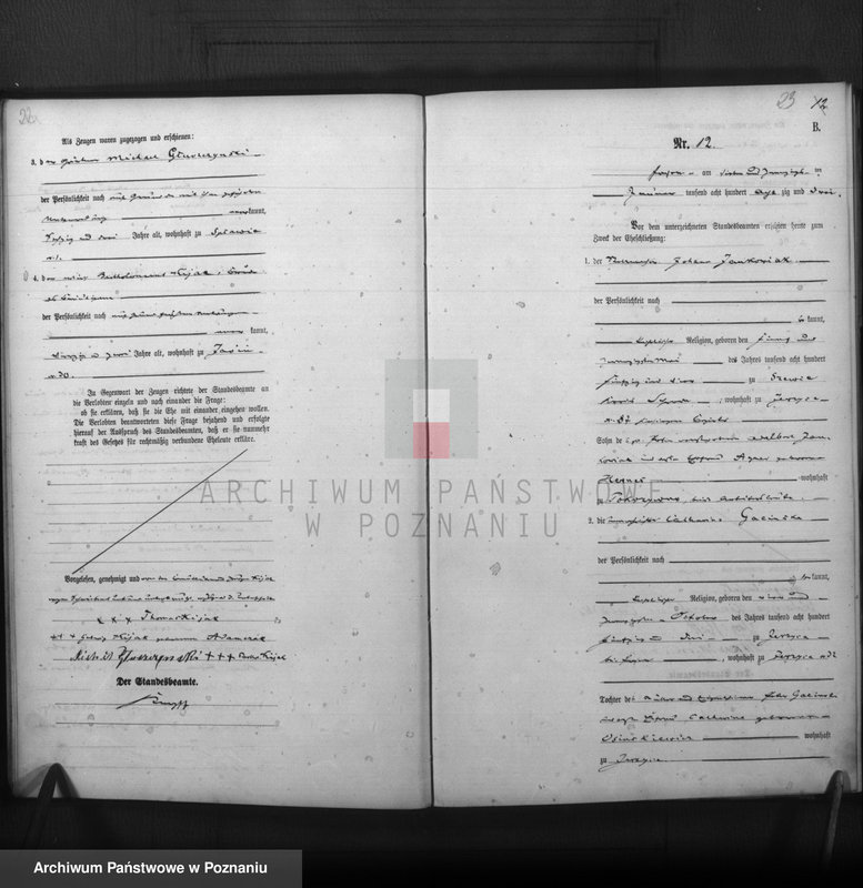 Obraz 13 z jednostki "Księga małżeństw"