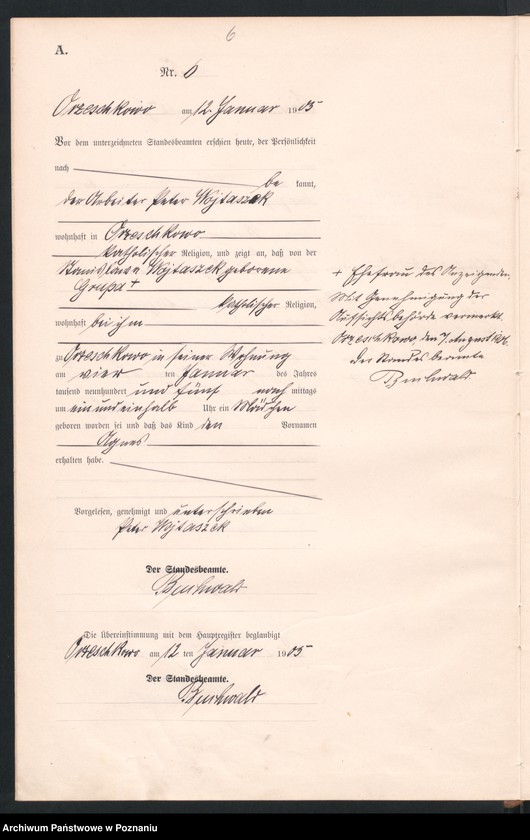 Obraz 9 z jednostki "Geburts-Neben-Register"